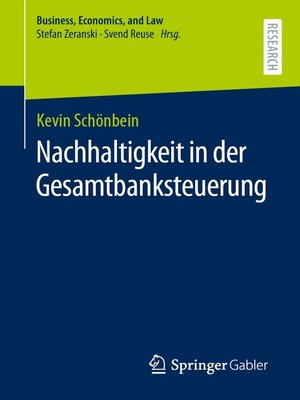 cover image of Nachhaltigkeit in der Gesamtbanksteuerung